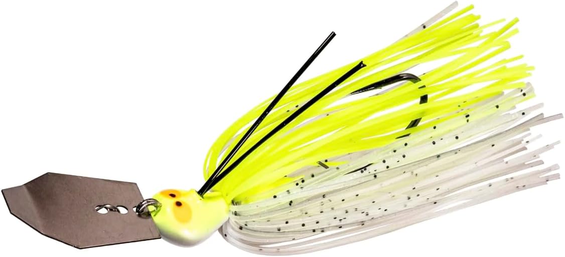 Z-Man Crosseyez Chatterbait 3/4 Oz Chartreuse/White