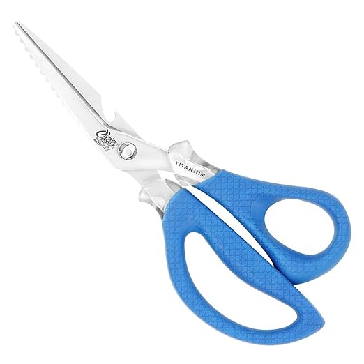 Cuda Titanium Bonded Detachable Marine Shears,  8"