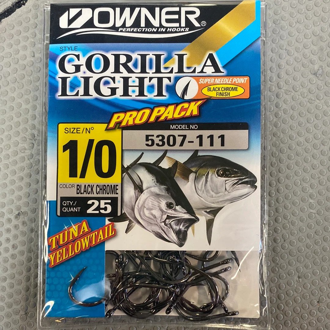 Owner 5307 Gorilla Light Bait Hook Pro Packs