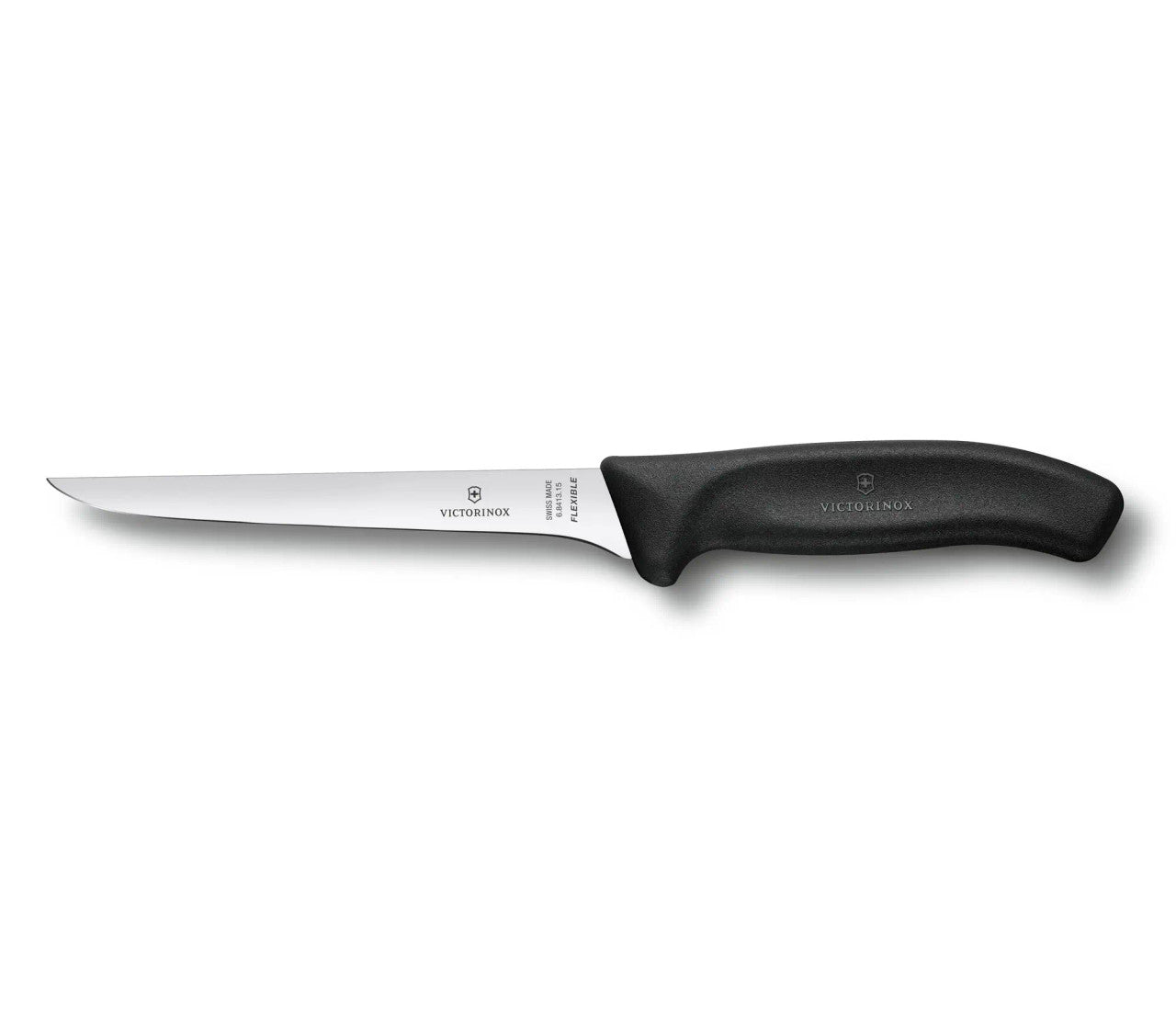Victorinox 6.8413.15-X1 Boning, 6" Narrow, Flexible Blade; Black, Boxed