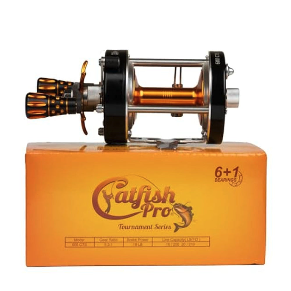 Catfish Pro 600CTSLFT Tournament Series Lefty Baitcasting Reel