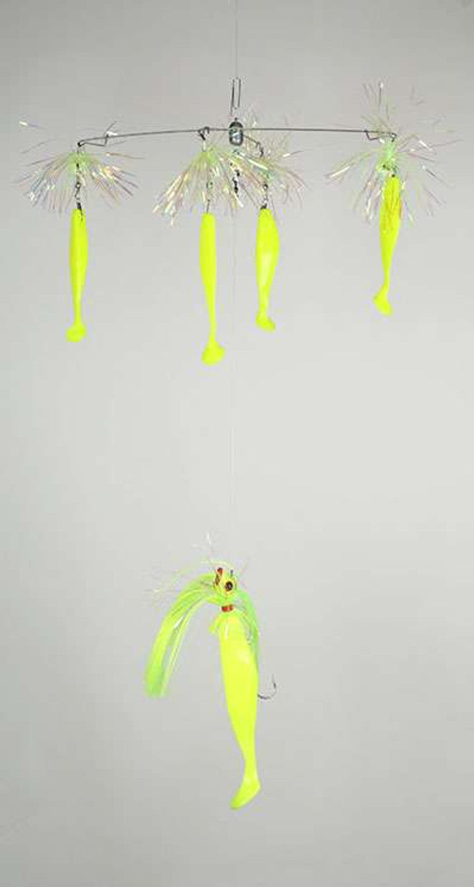 Blue Water Candy 4oz. White Spire Parachute Loaded with 9"