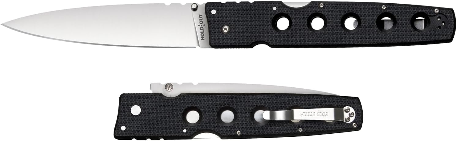 Cold Steel Hold Out Folding Knife, 6" Blade, 13 3/16" Overall