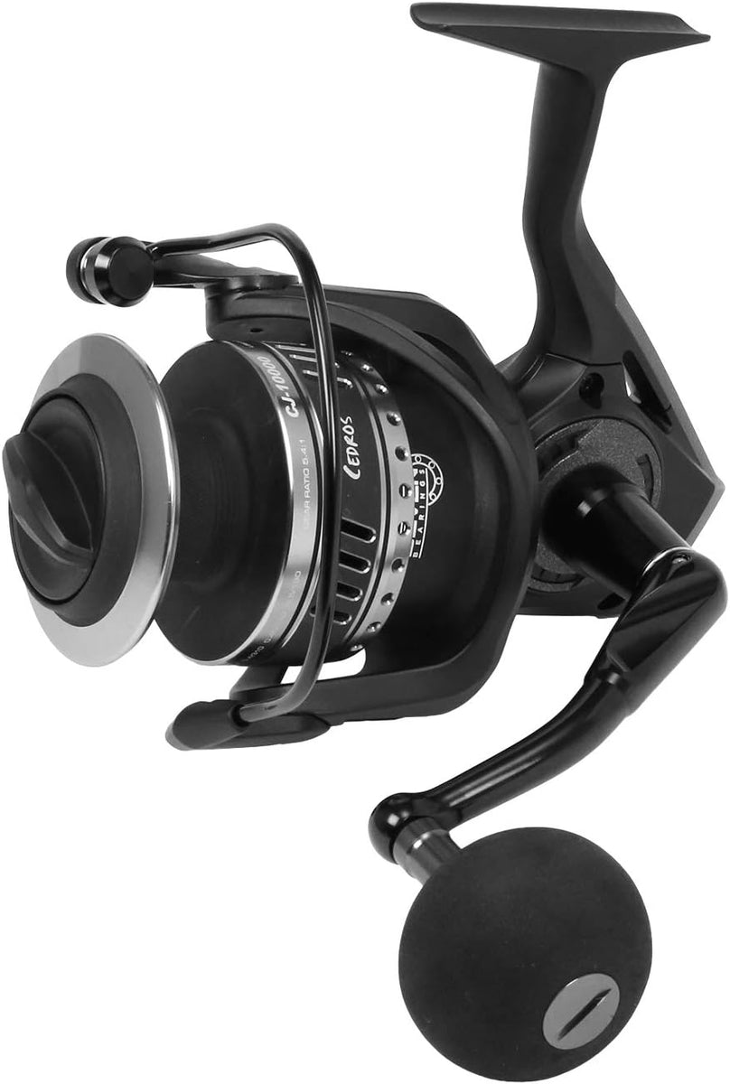 リール Dynamic 6000D SYSTEMATIC REEL Okuma CJ-14000 Cedros 14000 RH Saltwater Spin Reel Dual Force Drag