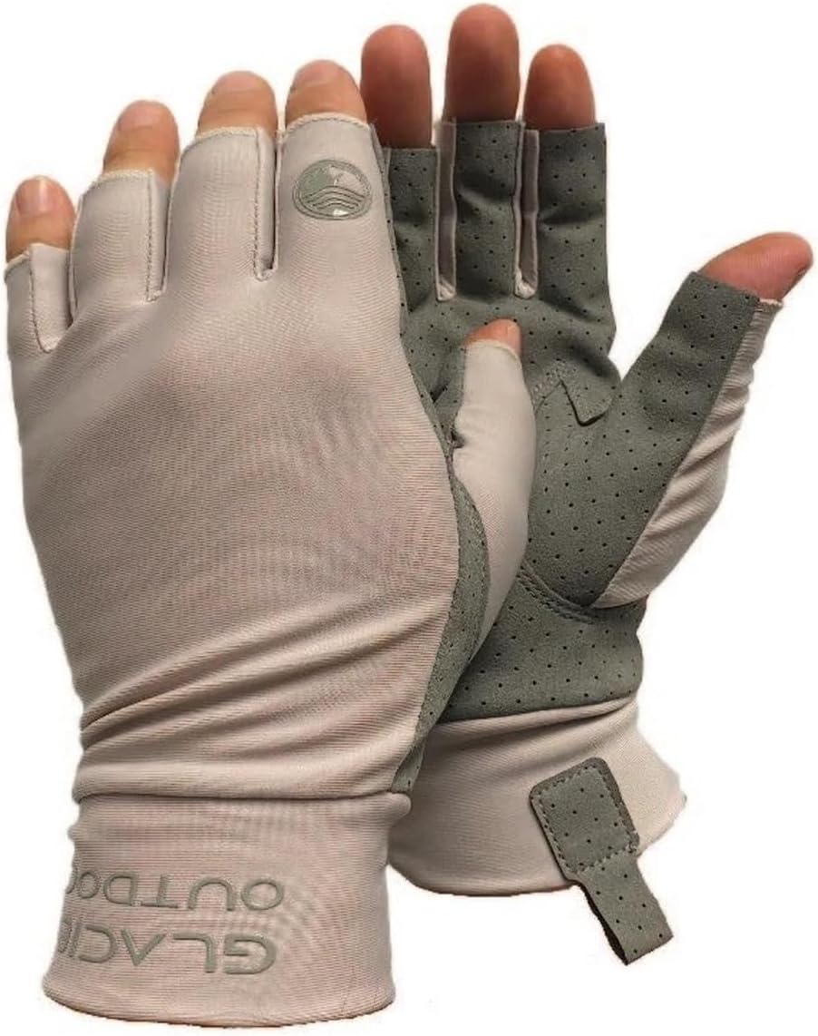 Glacier Ascencion Bay Sun Glove Light Grey L