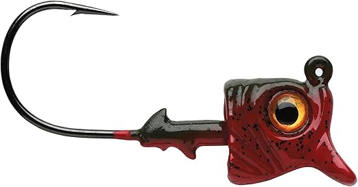 1st Gen Fishing JAW14 3/0-03 Jaw Dropper Lipped Jig, 1/4oz, 3/0 Molten Craw