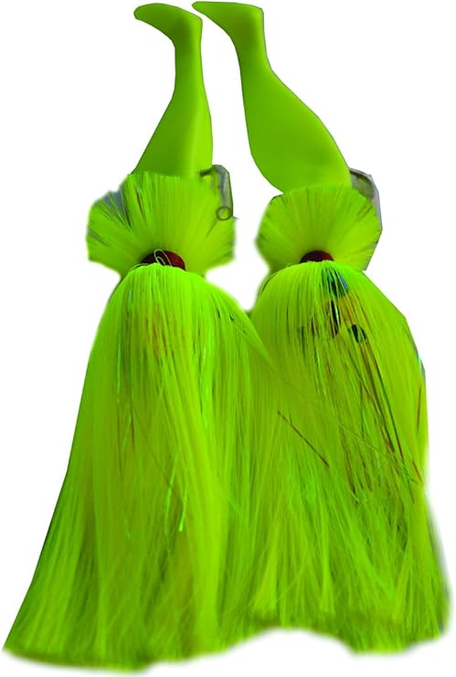 Blue Water Candy Parachute Rig, 6", 3 oz/2 oz, Shad Chartreuse