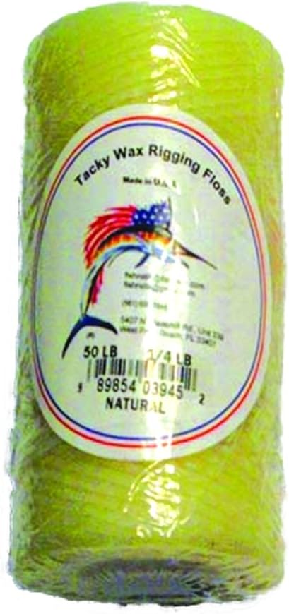 Blue Water Candy Waxed Rigging Floss 1/4lb. Spool of 30#