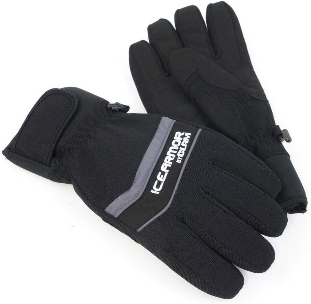 Ice Armor Edge Black Gloves