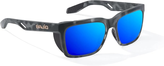 Bajio PLH221001 Palehorse Black Tort Matte/Blue Glass Lens Sunglasses