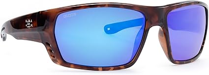 Calcutta Fathom Polarized Sunglasses Tortoise Frame Blue