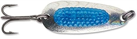 Blue Fox Rattlin' Pixee Spoon, 1/2 oz, Holographic Silver/Blue