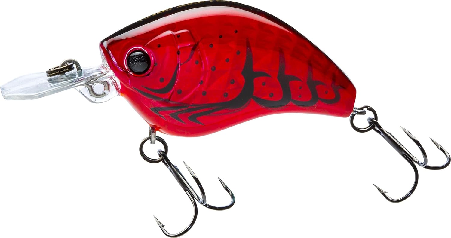 Yo-Zuri 3DR-X Flat Sided Floating Crankbait 2.125" Red Crawfish