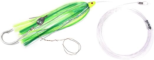 Sea Striker SB38R-GC Rigged Ballyhoo Lure, 3/8 oz Head, 1/2 oz