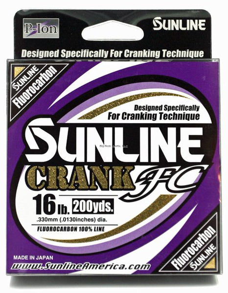Sunline Crank FC 100% Fluorocarbon Line 16lb 660yd Clear P-Ion Technology