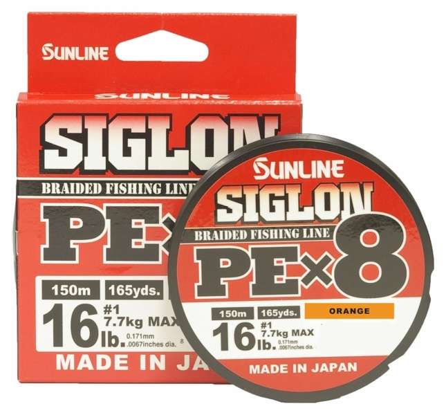 Sunline Siglon PEx8 8-Strand Braided Line 16lb 165yd