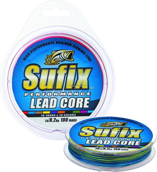 Sufix Performance Lead Core Metered 100Yd 36 Lb