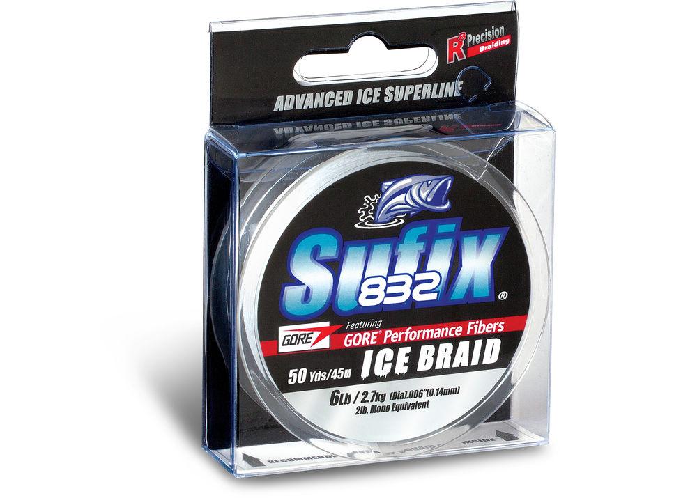 2 Spools of Sufix Ice Fishing Braided Line 6lb Blue ~ 150 Yards Total ~ NEW