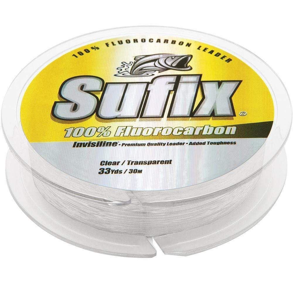 Sufix Invisiline Fluorocarbon Leader 33yd 60lb Clear
