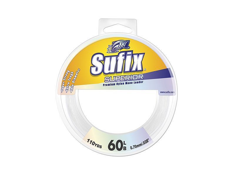 SUFIX Premium Nylon 1.50mm Leader 110yd Line spool 250lb 100m 692-250 BLUE New