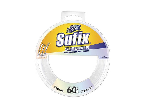 SUFIX Premium Nylon 1.50mm Leader 110yd Line spool 250lb 100m 692-250