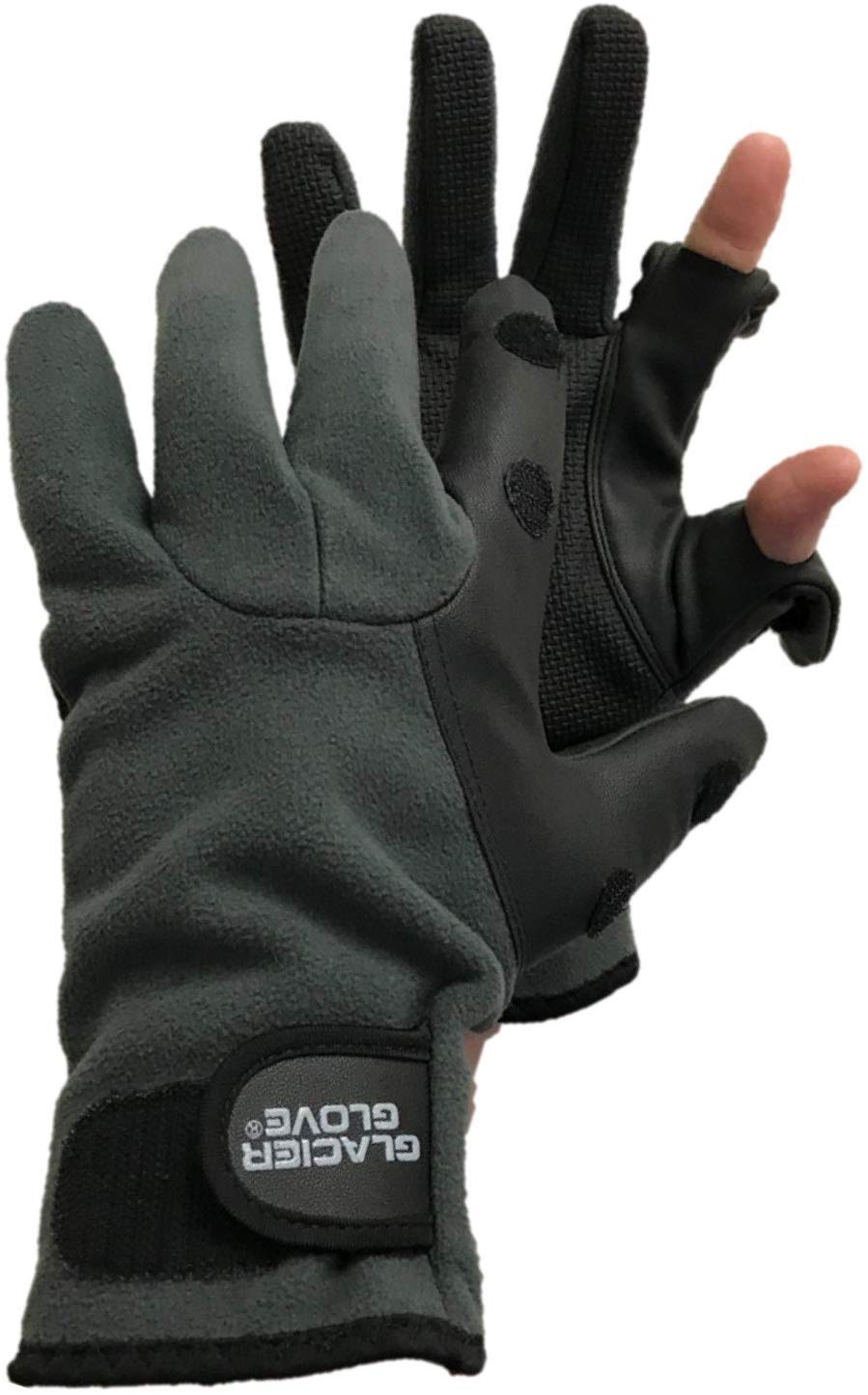 Glacier Hybrid Gloves Slit-Finger Fleece/Neoprene