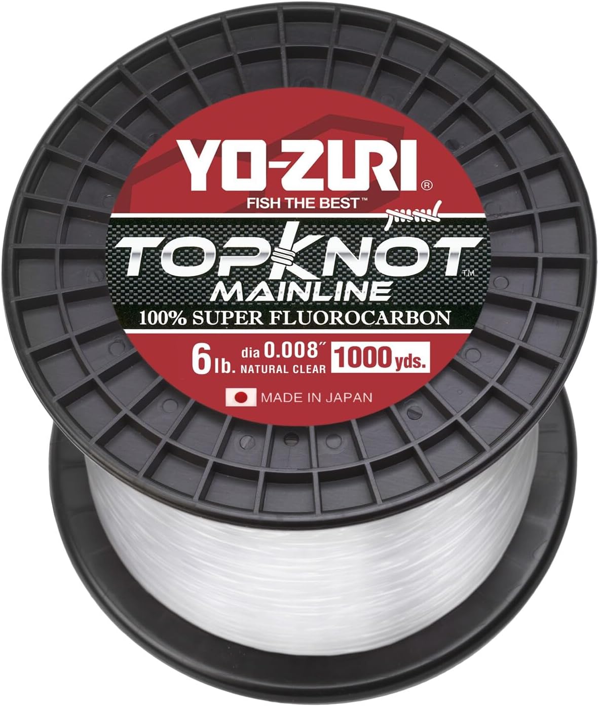 Yo-Zuri SuperBraid Bulk 6lb 1000yd Natural Clear