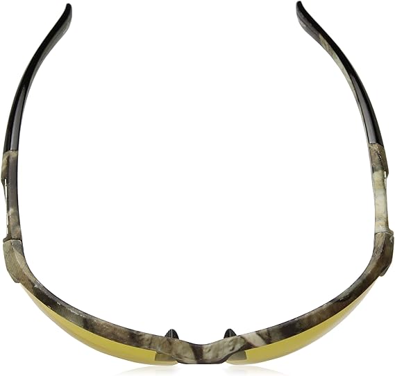 Spiderwire Terror Eyes Sunglasses, L/XL, Matte Camo/Amber