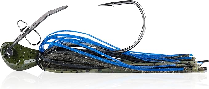 Berkley SlobberKnocker Bladed Jig, 1/2 oz Black Blue