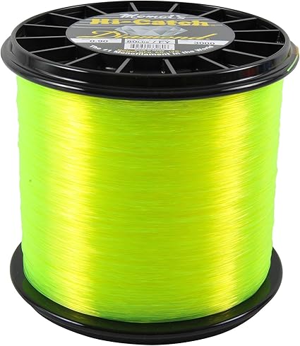 Momoi Hi-Catch Diamond Mono Line 130lb 1000yd Hi-Vis Yellow