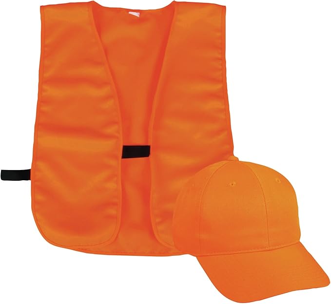 Outdoor Cap Blaze Orange Vest w/Structured Cap