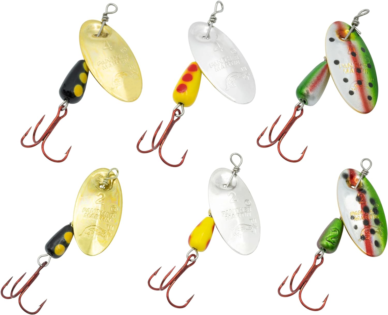 Panther Martin Spinner Trout Panfish Best of the Best Kit DSG6 Deadly 6 Lures