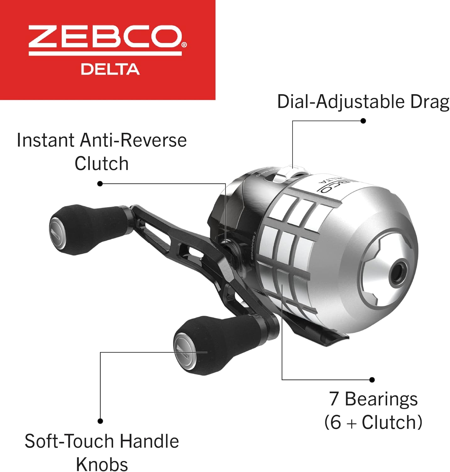 Zebco ZD30A Delta Spincast Reel