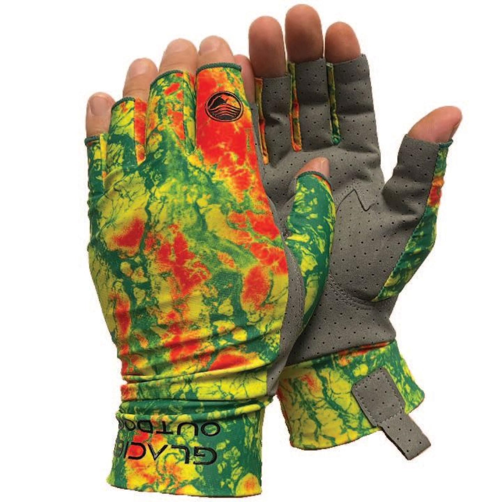 Glacier Ascension Bay Sun Glove, Rasta Md
