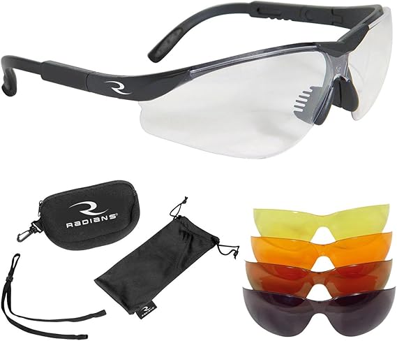 Radians T-85 Safety Shooting Glasses with assorted Lens