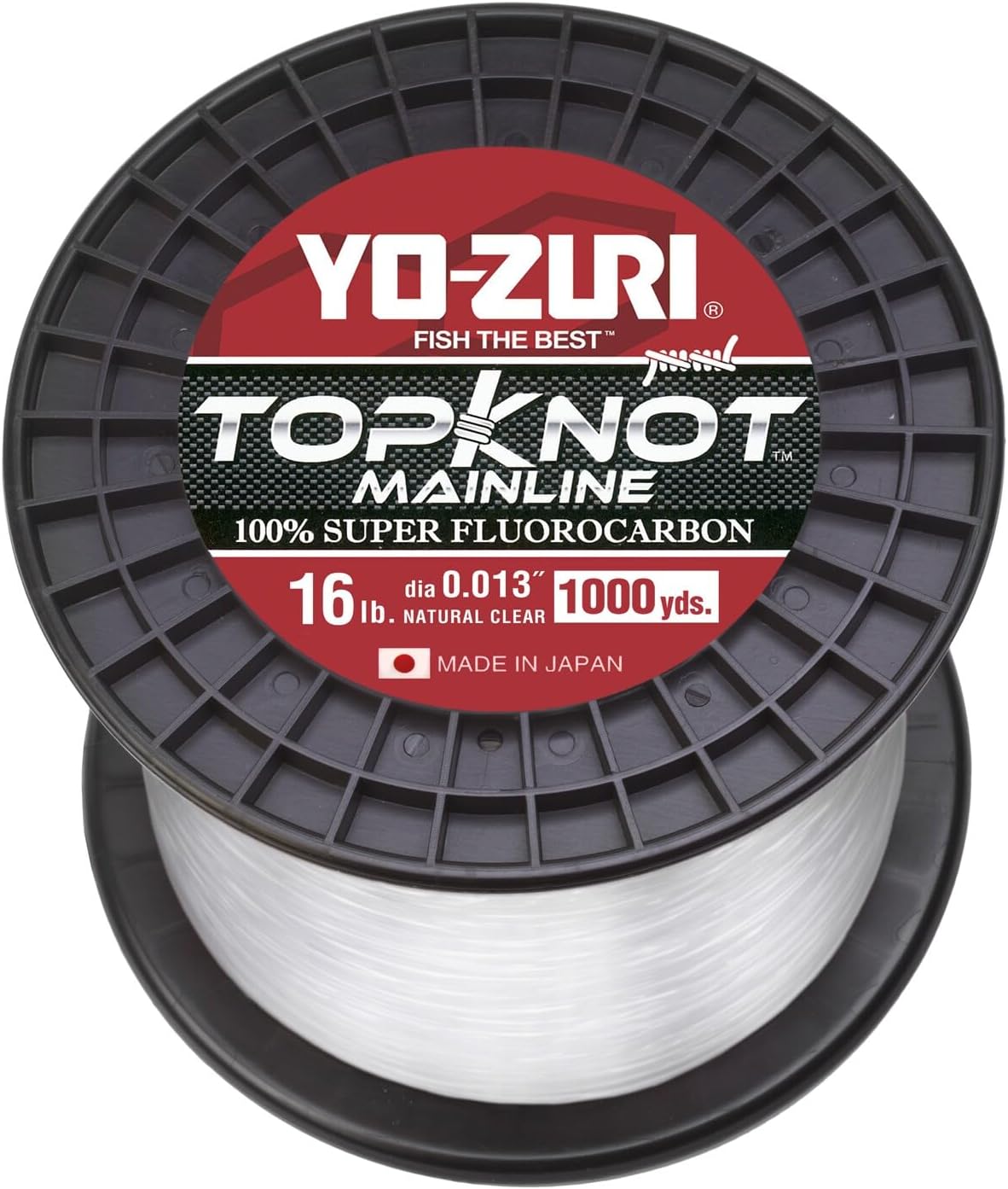 Yo-Zuri TopKnot Mainline Fluorocarbon 16lb 1000yd Natural Clear