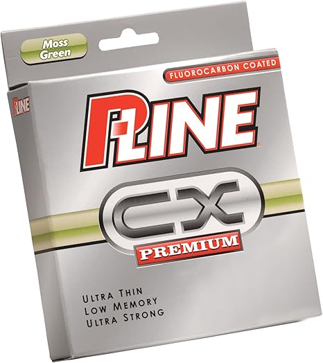 P-Line CX Premium Fluorocarbon-Coated Mono Filler 8lb 300yd