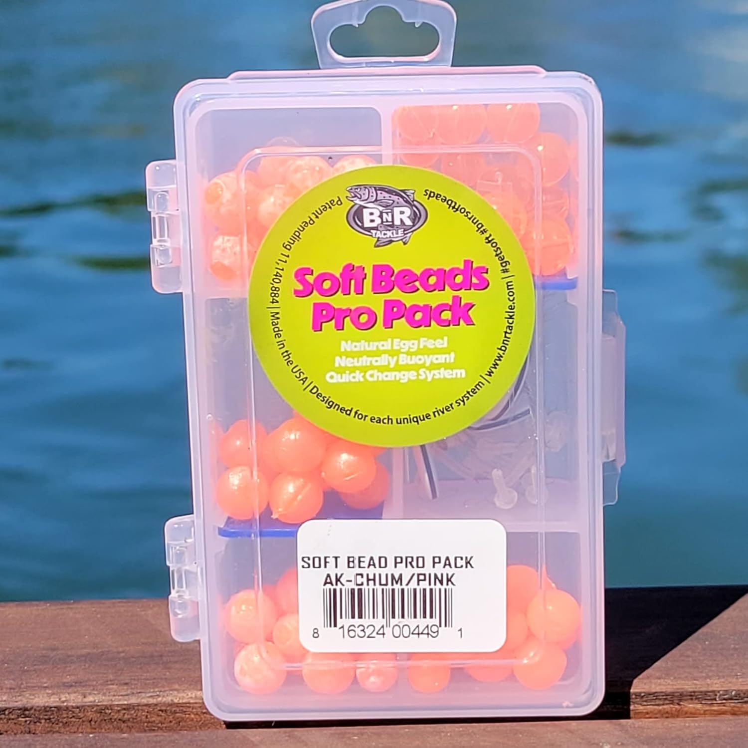 BnR Tackle Soft Beads Pro Packs, AK, Chum/Pink