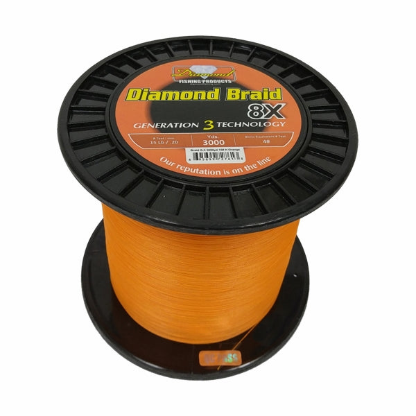Diamond 72764 Diamond Braid Generation III - Solid 8X - 3,000