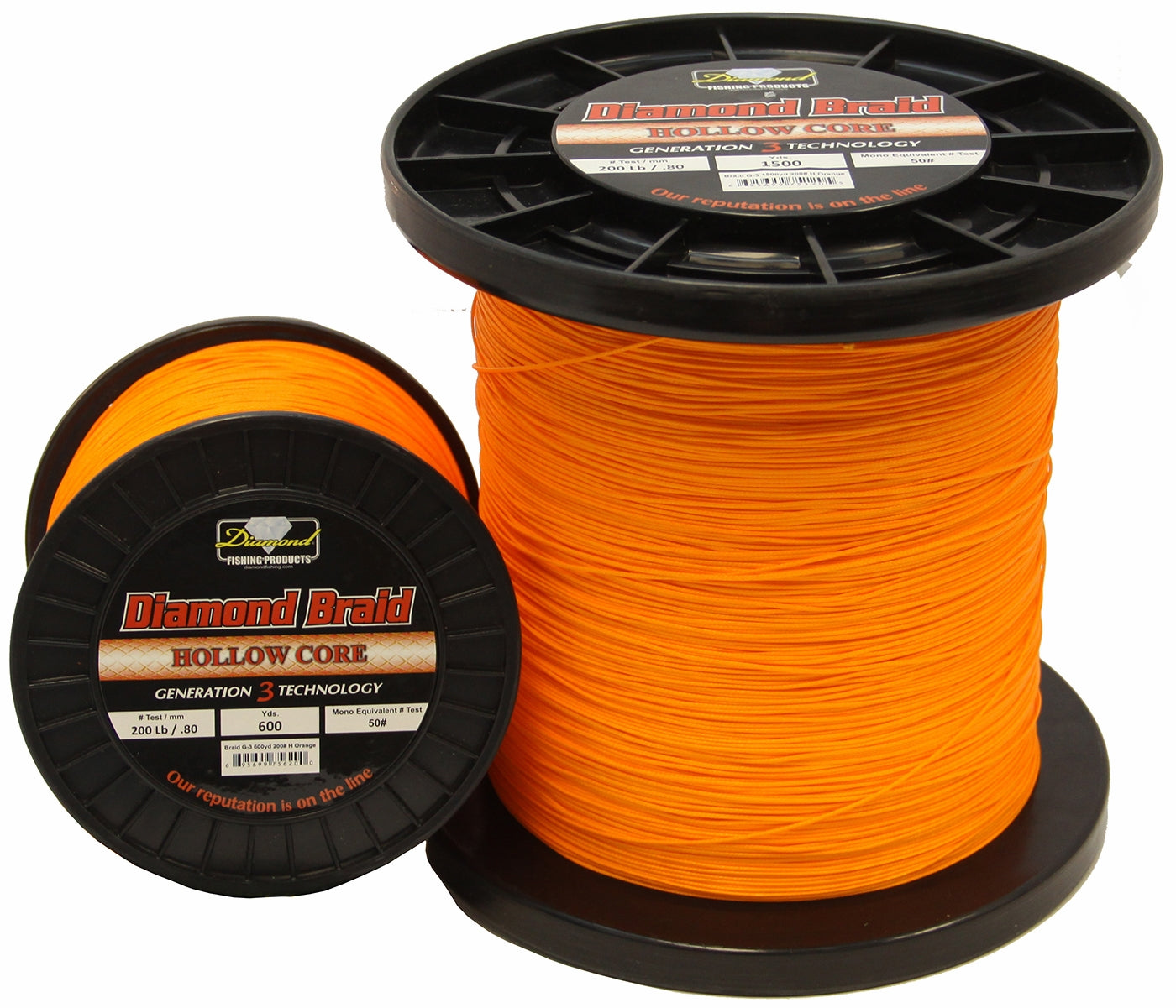 Diamond 3000yd Braid Generation III Hollow Core 60lb