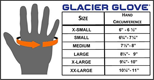 Glacier Ascencion Bay Fingerless Sun Gloves - Light Gray, Small