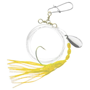 Tide Rite Fluke Rig Squid Skirt Spinner