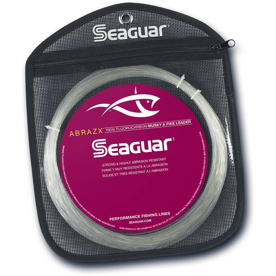 Seaguar AbrazX 100% Fluorocarbon Musky/Pike Leader 80lb