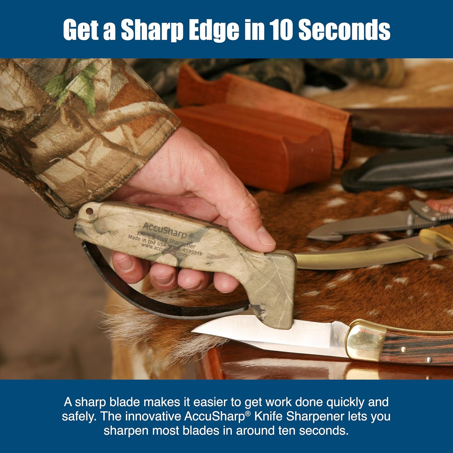 AccuSharp Knife/Tool Sharpener Camo