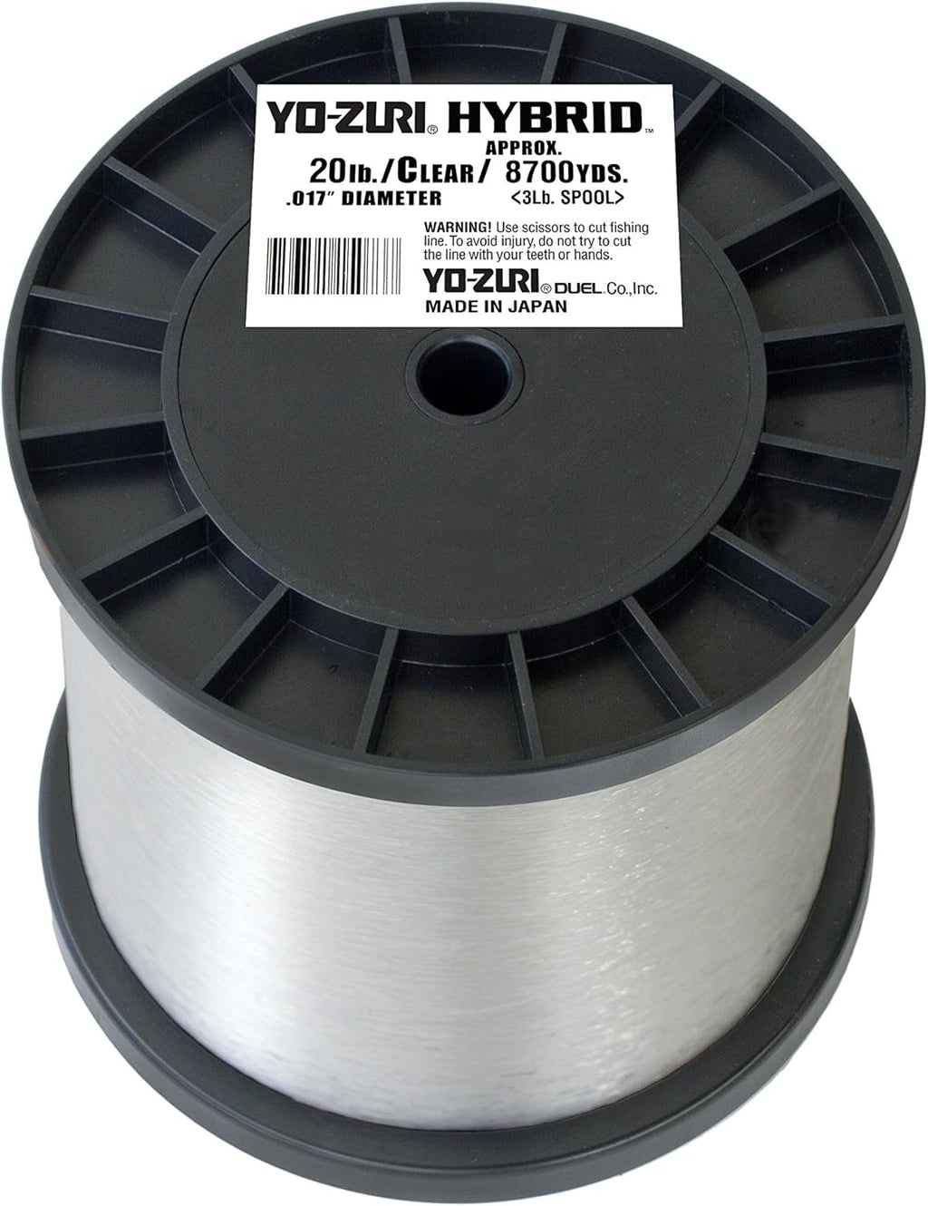 Yo-Zuri Hybrid Clear 3lb Spool 30lb