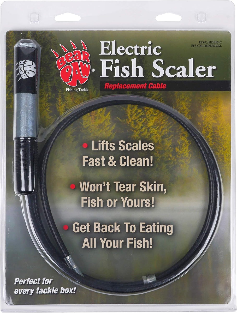 electric fish scaler box Bear Paw HDEFS-C Electric Fish Scaler Replacement Cable, for HDEFS