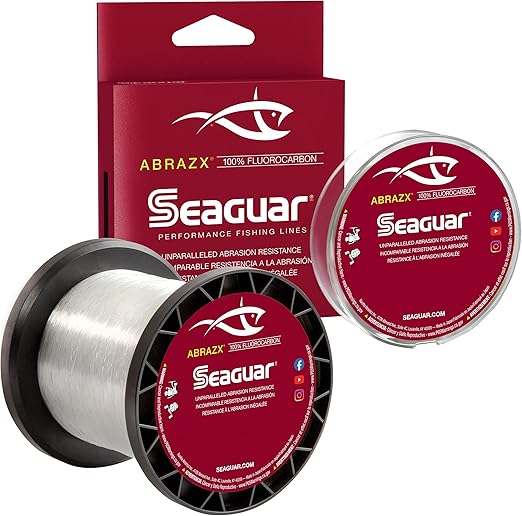 Seaguar 25AX1000 AbrazX 100% Fluorocarbon Main Line 25lb 1000yd