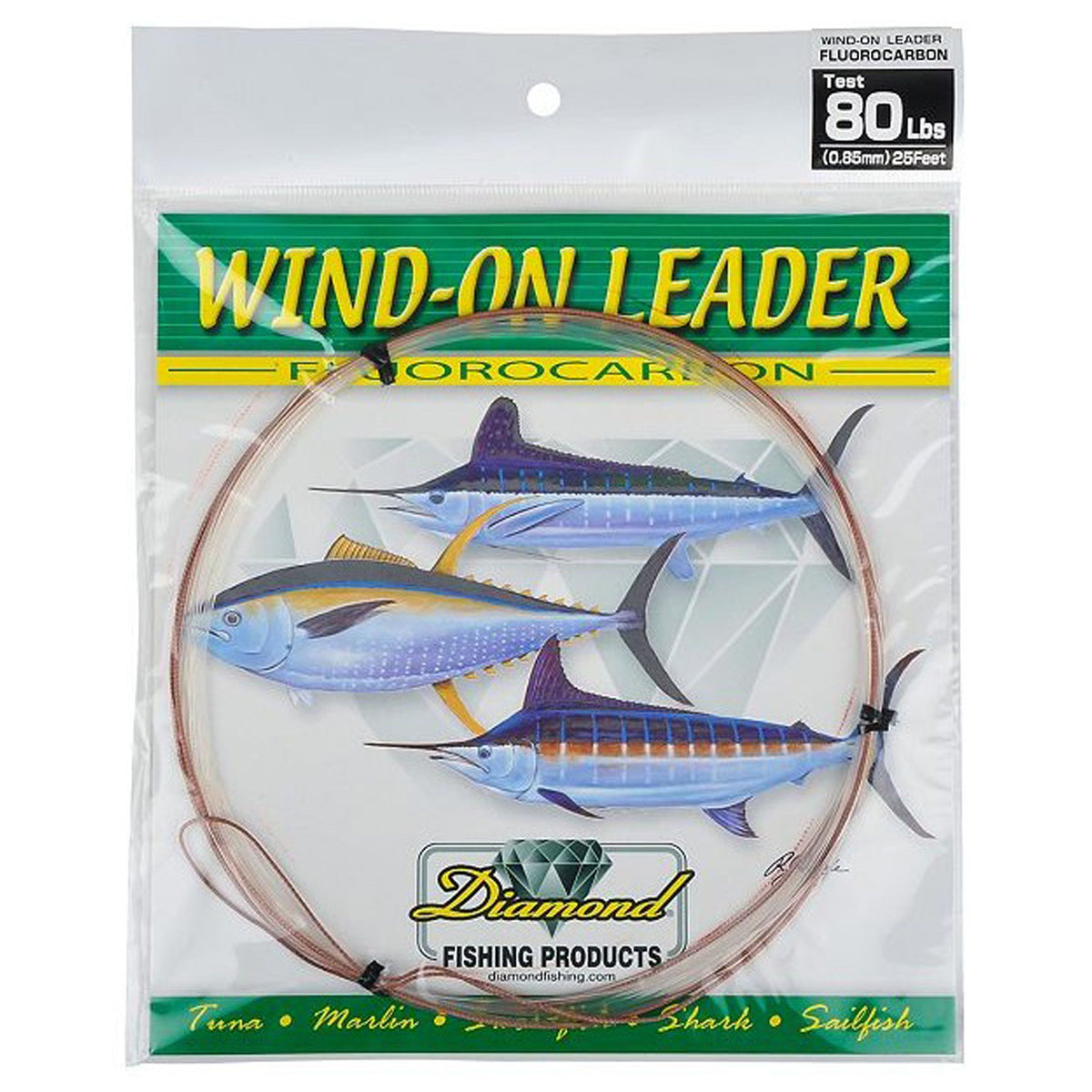 Momoi Diamond Fluorocarbon Wind-On Leader