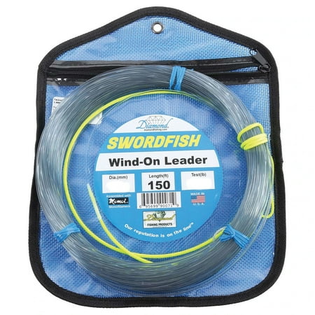 Diamond Swordfish Wind On Leader 200# test Smoke Blue 150'
