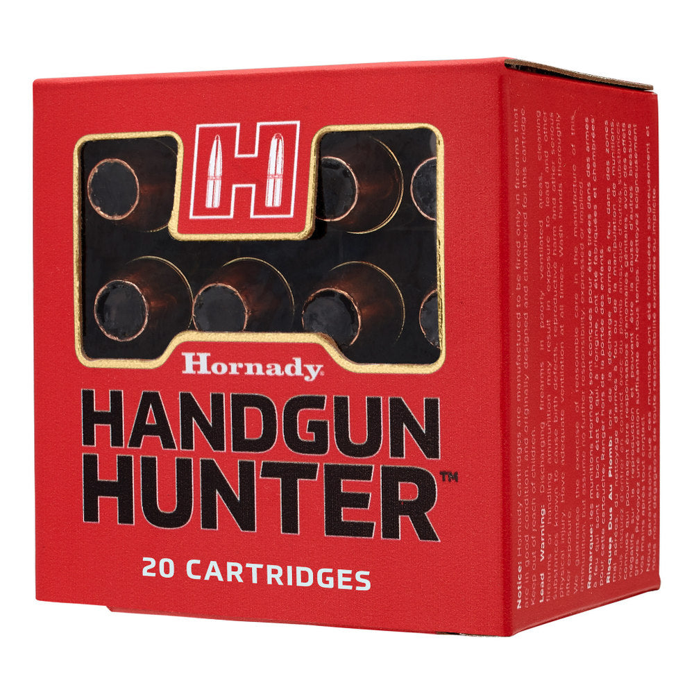 Hornady Hunter Pistol Ammo 9MM Luger +P, 115 Gr, Monoflex